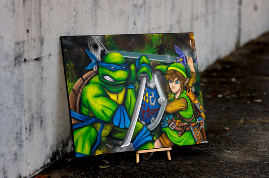 [F] The Hero and the Half-Shell [Original Painting]