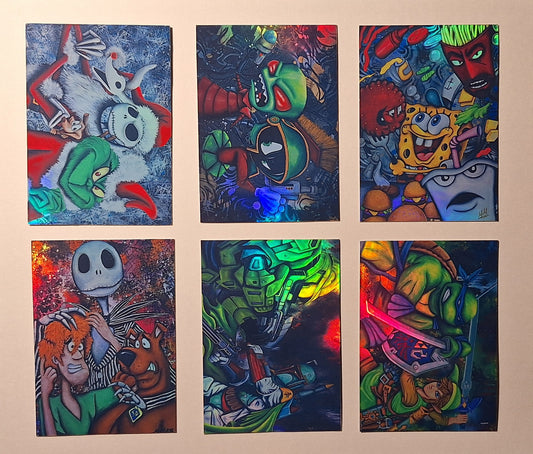 [I] Acrylic Squid Custom Art Trading Cards